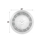 ACME 97723 Noralie Wall Clock, Mirrored & Faux Diamonds