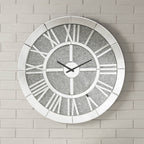 ACME 97724 Nowles Wall Clock, Mirrored