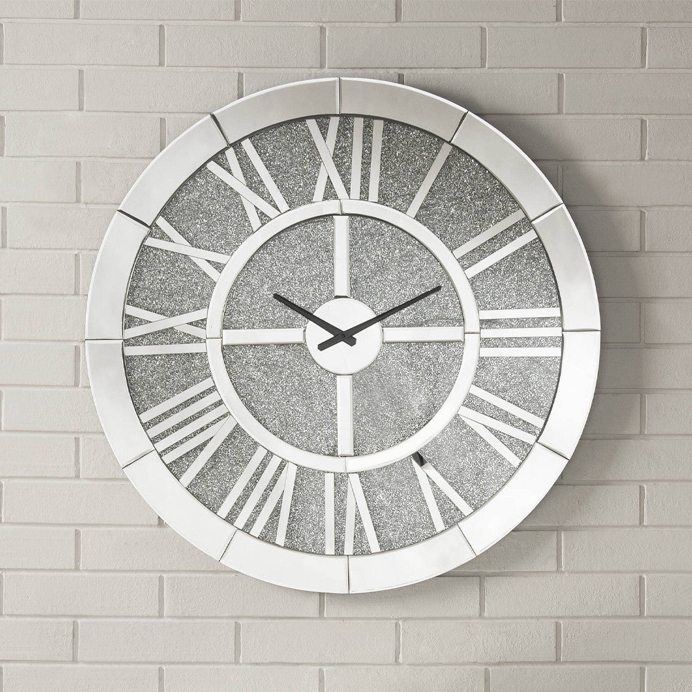 ACME 97724 Nowles Wall Clock, Mirrored