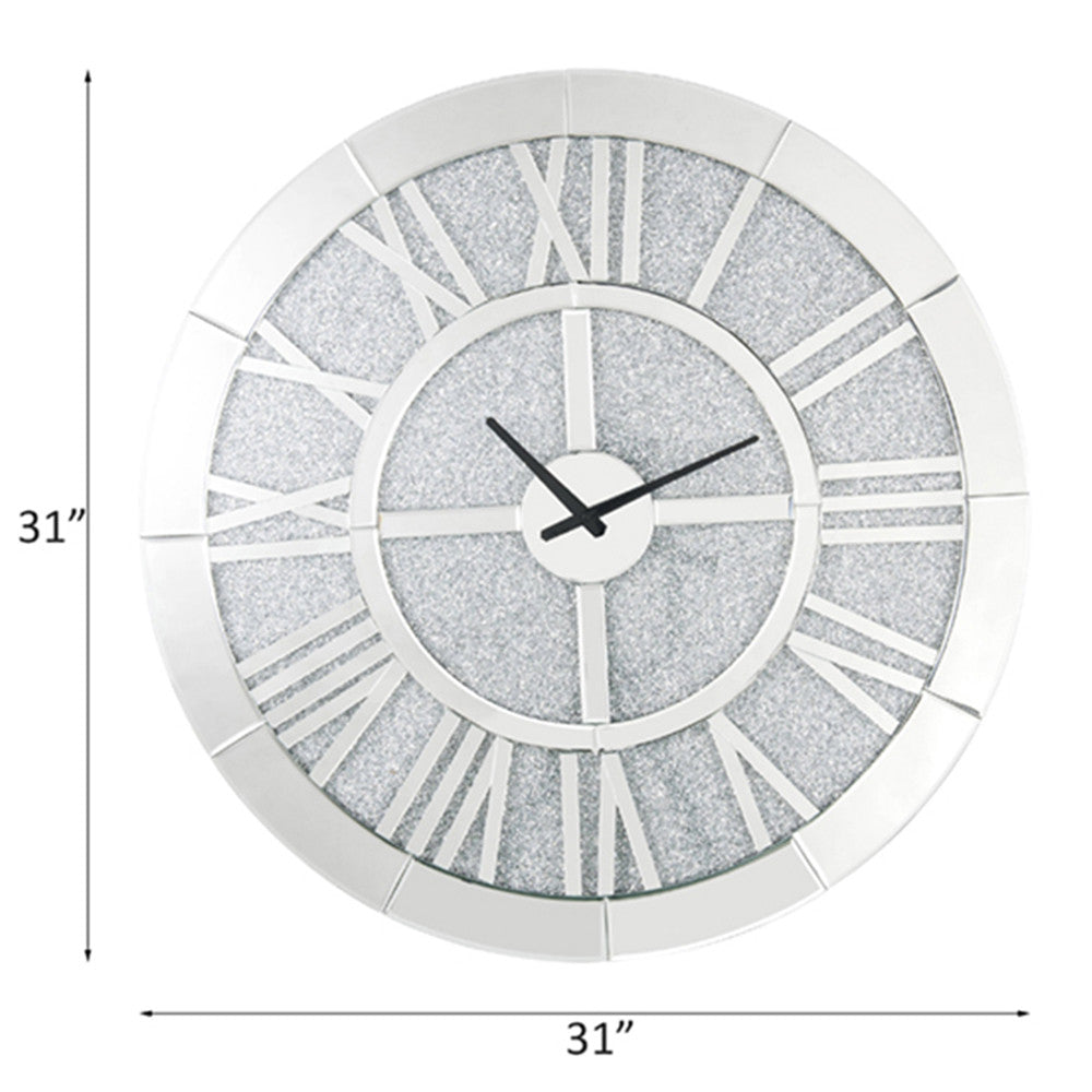 ACME 97724 Nowles Wall Clock, Mirrored