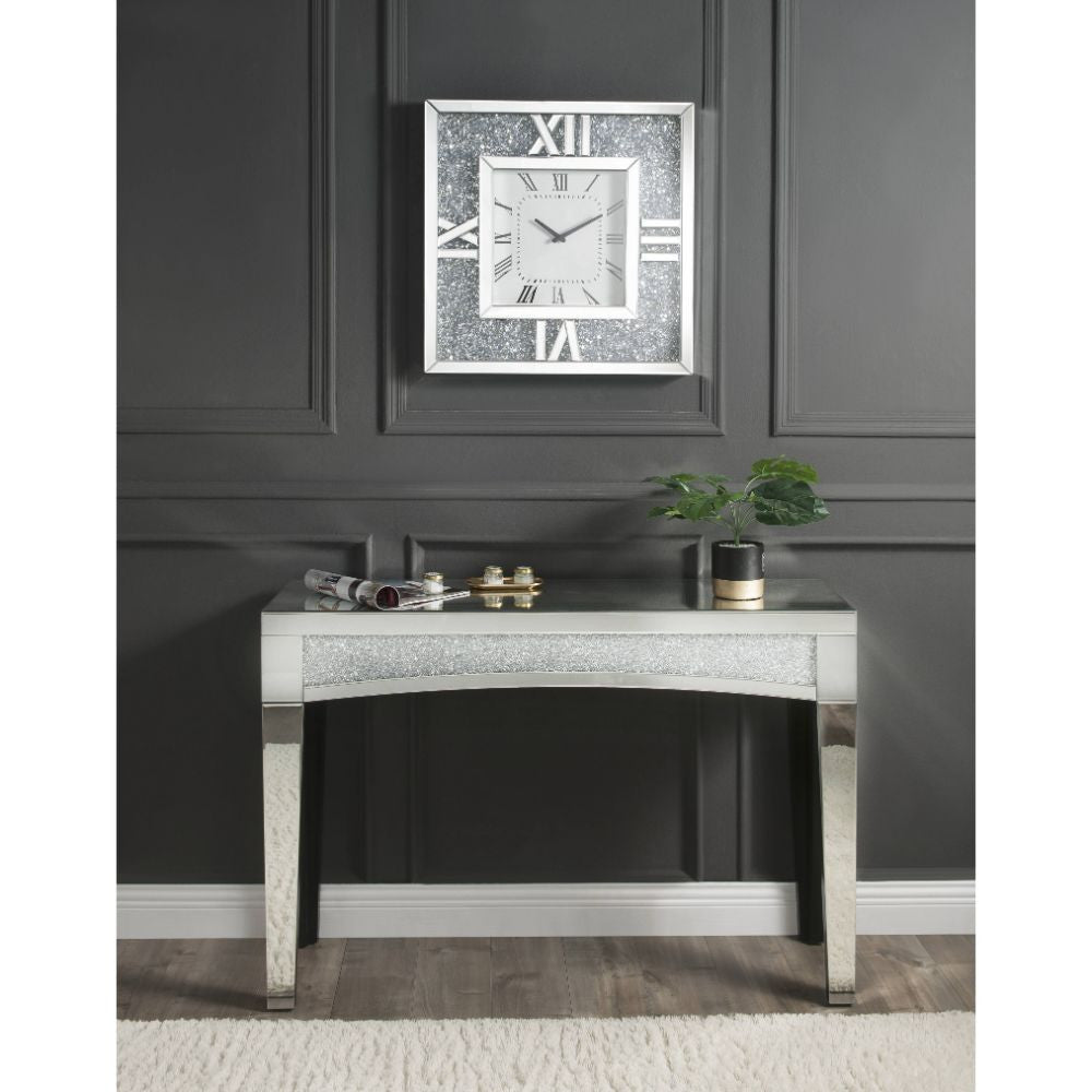 ACME 97727 Noralie Wall Clock, Mirrored & Faux Diamonds