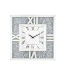 ACME 97727 Noralie Wall Clock, Mirrored & Faux Diamonds