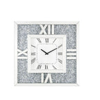 ACME 97727 Noralie Wall Clock, Mirrored & Faux Diamonds