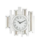 ACME 97728 Lavina Wall Clock, Mirrored & Faux Diamonds