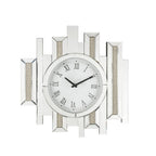 ACME 97728 Lavina Wall Clock, Mirrored & Faux Diamonds
