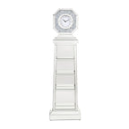 ACME 97736 Noralie Grandfather Clock, Mirrored & Faux Diamonds