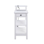 ACME 97740 Slayer Side Table (USB Charging Dock), White