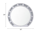 ACME 97748 Noralie Wall Decor (LED), Mirrored & Faux Diamonds
