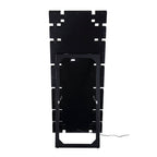 ACME 97756 Noralie Accent Mirror (Floor), Mirrored & Faux Diamonds