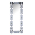ACME 97756 Noralie Accent Mirror (Floor), Mirrored & Faux Diamonds
