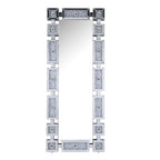 ACME 97756 Noralie Accent Mirror (Floor), Mirrored & Faux Diamonds