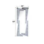ACME 97757 Noralie Accent Mirror (Floor), Mirrored & Faux Diamonds