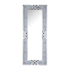ACME 97758 Noralie Accent Mirror (Floor), Mirrored & Faux Diamonds