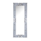 ACME 97758 Noralie Accent Mirror (Floor), Mirrored & Faux Diamonds