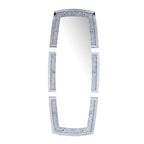 ACME 97759 Noralie Accent Mirror (Floor), Mirrored & Faux Diamonds