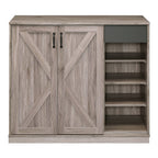 ACME 97775 Toski Cabinet, Rustic Gray Oak