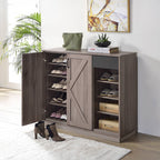 ACME 97775 Toski Cabinet, Rustic Gray Oak
