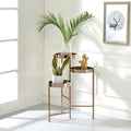 ACME 97795 Namid Plant Stand, Gold