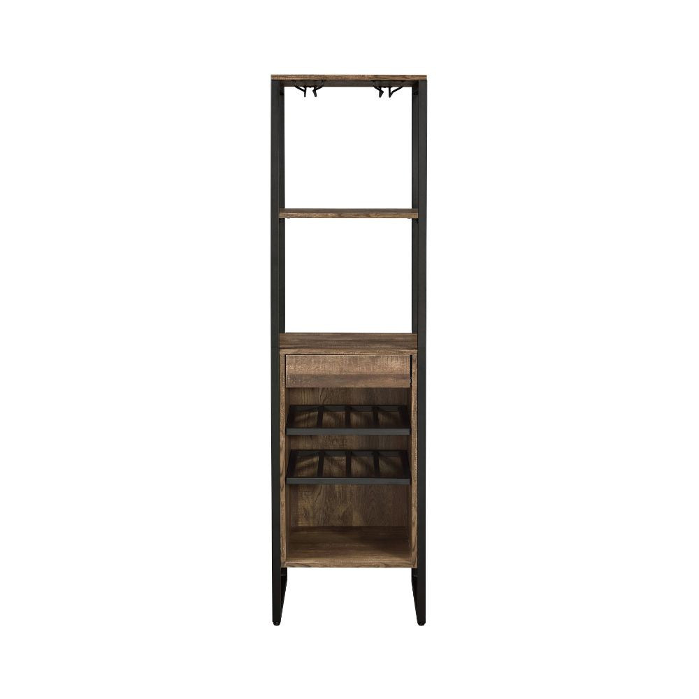 ACME 97800 Narik Wine Rack, Weathered Oak