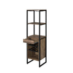 ACME 97800 Narik Wine Rack, Weathered Oak