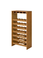ACME 97838 Hanzi Wine Cabinet, Oak Finish