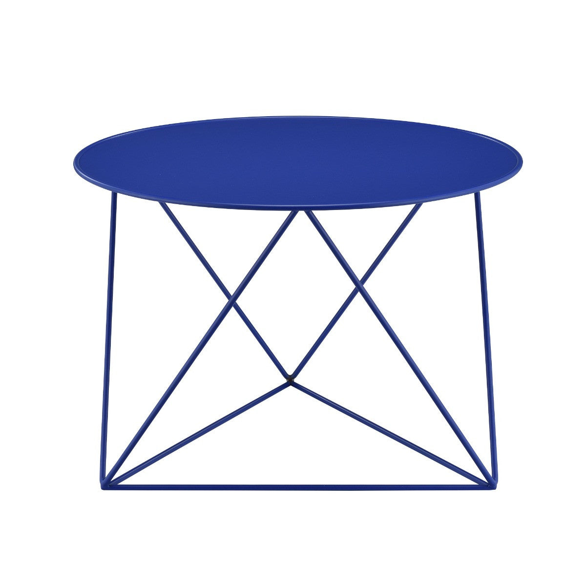 ACME 97840 Epidia Accent Table, Blue Finish