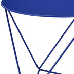 ACME 97840 Epidia Accent Table, Blue Finish