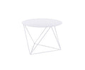 ACME 97842 Epidia Accent Table, White Finish