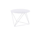 ACME 97842 Epidia Accent Table, White Finish