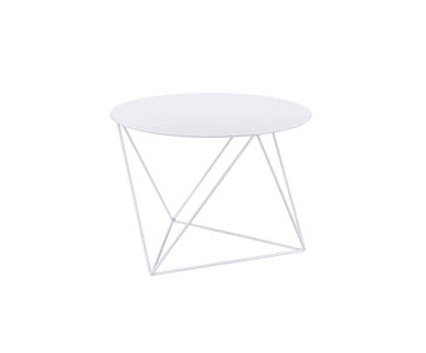 ACME 97842 Epidia Accent Table, White Finish