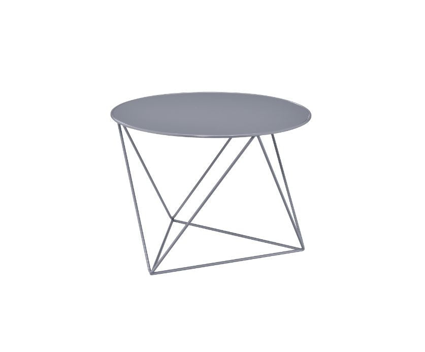 ACME 97843 Epidia Accent Table, Gray Finish