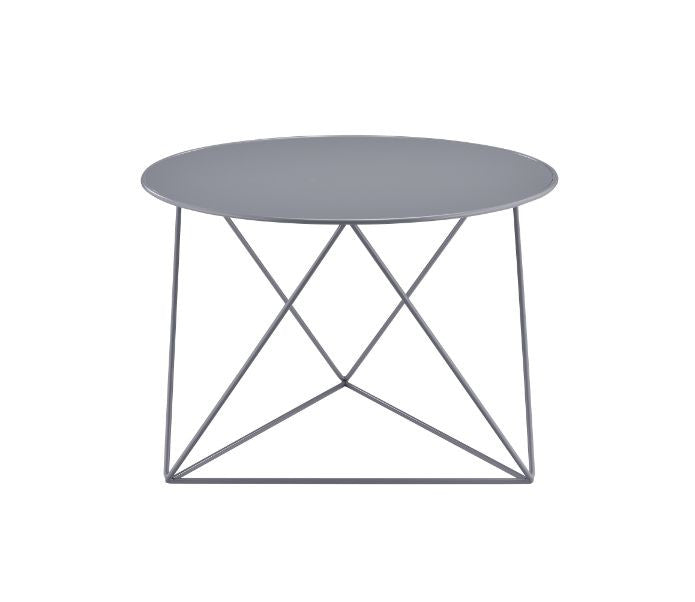 ACME 97843 Epidia Accent Table, Gray Finish