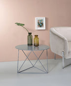 ACME 97843 Epidia Accent Table, Gray Finish