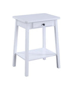 ACME 97859 Kaife Accent Table, White Finish