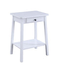 ACME 97859 Kaife Accent Table, White Finish
