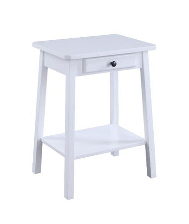 ACME 97859 Kaife Accent Table, White Finish