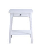 ACME 97859 Kaife Accent Table, White Finish