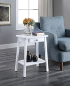 ACME 97859 Kaife Accent Table, White Finish
