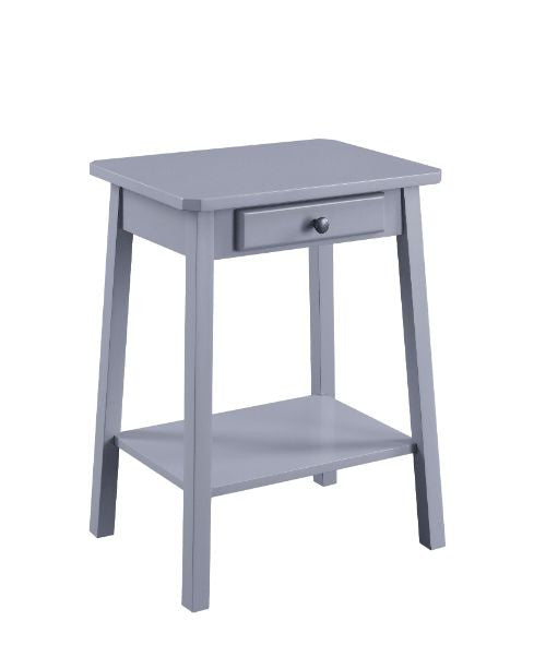 ACME 97860 Kaife Accent Table, Gray Finish