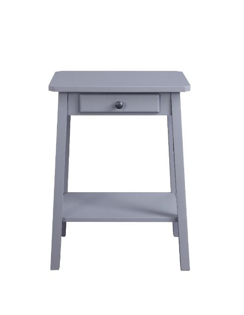 ACME 97860 Kaife Accent Table, Gray Finish