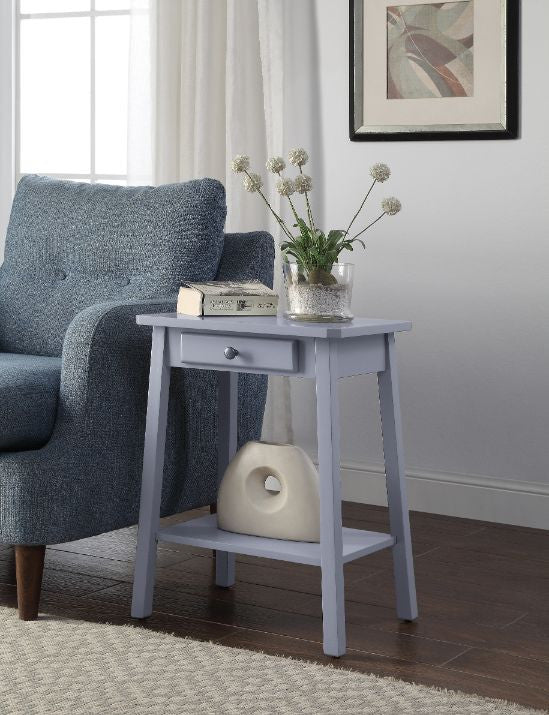 ACME 97860 Kaife Accent Table, Gray Finish