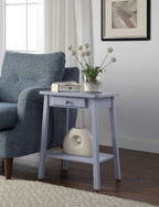 ACME 97860 Kaife Accent Table, Gray Finish