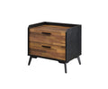 ACME 97972 Jiranty Accent Table, Walnut & Black Finish