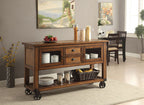 ACME 98180 Kadri Kitchen Cart, Distressed Chestnut