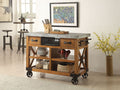 ACME 98182 Kailey Kitchen Cart, Antique Oak