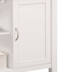 ACME 98320 Ottawa Kitchen Cart, Black & White