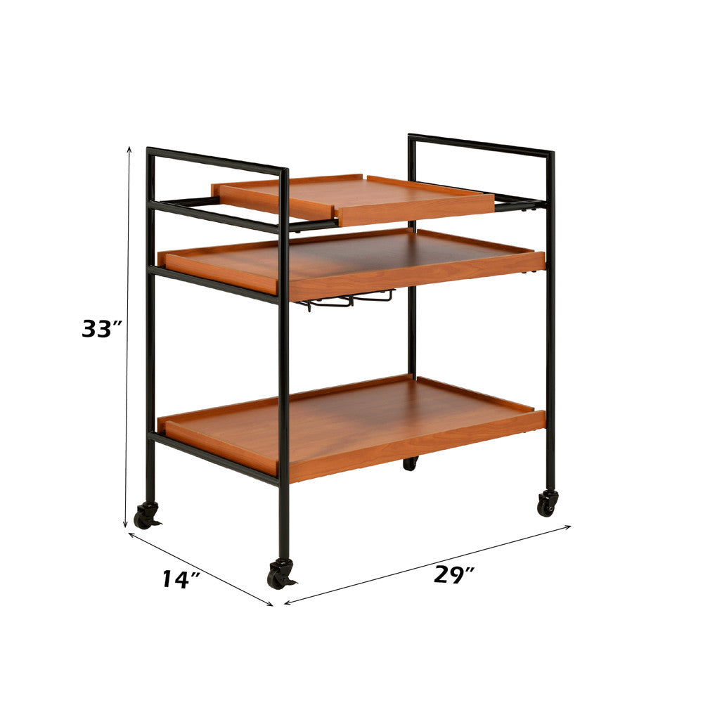 ACME 98675 Oaken Serving Cart  3