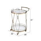 ACME 98940 Zekera Serving Cart  3