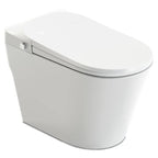 ENVO Echo Elongated 1.28 GPF Smart Bidet Toilet in White with Auto Open, Auto Flush, Heated Seat, Voice and Wifi Control