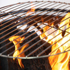 Deko Living 33 Inch Diameter Outdoor Steel Woodburning Fire Pit Grill & Rotisserie - COB10505